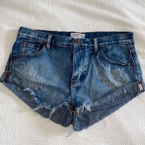 One Teaspoon Bandit denim shorts (Sz 29)